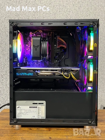 Геймърски компютър i3 8100/ RX 570/ Ram 16GB/ SSD 128GB+500GB, снимка 5 - Геймърски - 54001942