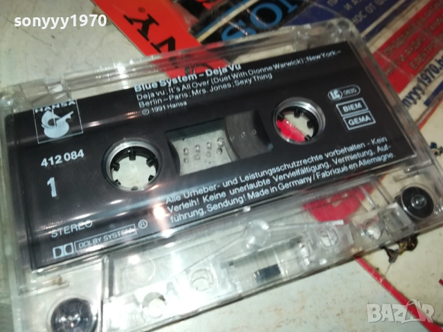 BLUE SYSTEM-ORIGINAL TAPE 2108251932, снимка 2 - Аудио касети - 51446126