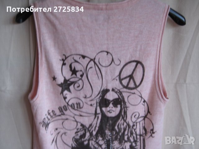 Фина блуза-елек без ръкав, Франция, снимка 5 - Корсети, бюстиета, топове - 29290538