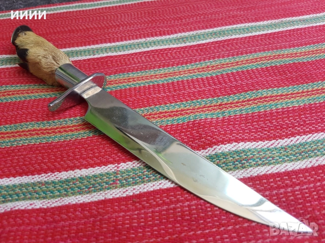 Ловен нож копито елен, снимка 2 - Ножове - 51781779