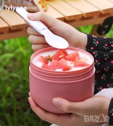 Нова Термо Купа * Чаша Кутия за течна и твърда храна * за училище * за офиса * Метал Стомана * 500мл, снимка 16 - Кутии за храна - 42065448