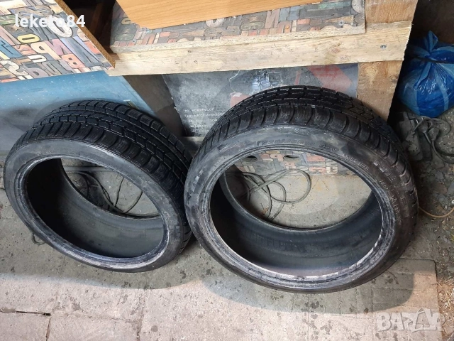 Зимни гуми 225/40/18 Nexen на един сезон 9мм 2бр, снимка 2 - Гуми и джанти - 52586806