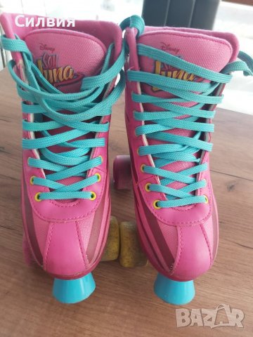 Сет кънки Soy Luna, чанта и наколенки, снимка 4 - Ролери, кънки - 39383627