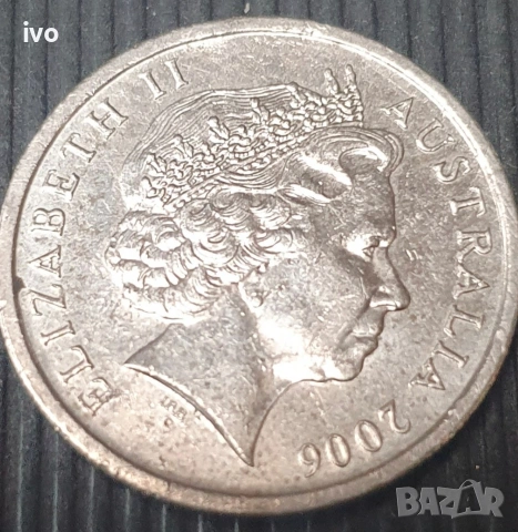 Австралийска монета от 5 цента 2006, снимка 2 - Нумизматика и бонистика - 53934534