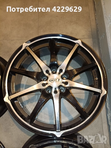 Алуминиеви джанти DOTZ 5x114.3 - 18 цола, снимка 5 - Гуми и джанти - 52775145