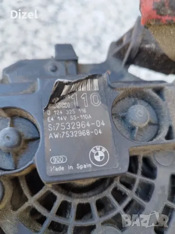 Продавам генератор за BMW 1 E87 2.0D,0 124 325 116, снимка 3 - Части - 49420771