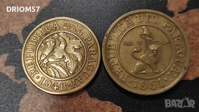 Монети Парагвай - 2 бр. [1948-1951]
