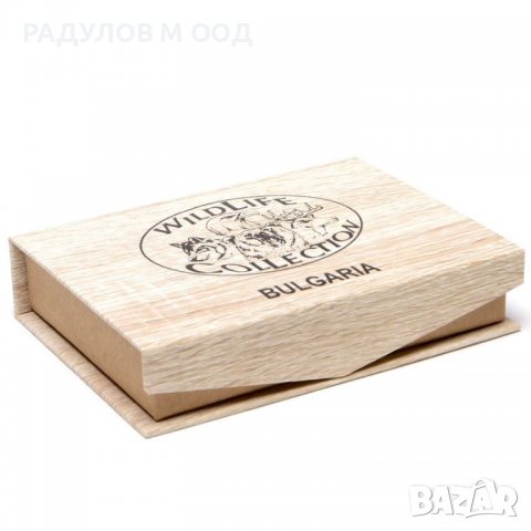 Сгъваем нож Wild Life Collection Bulgaria с декор елен или вълци в подаръчна кутия, снимка 5 - Ножове - 38130724