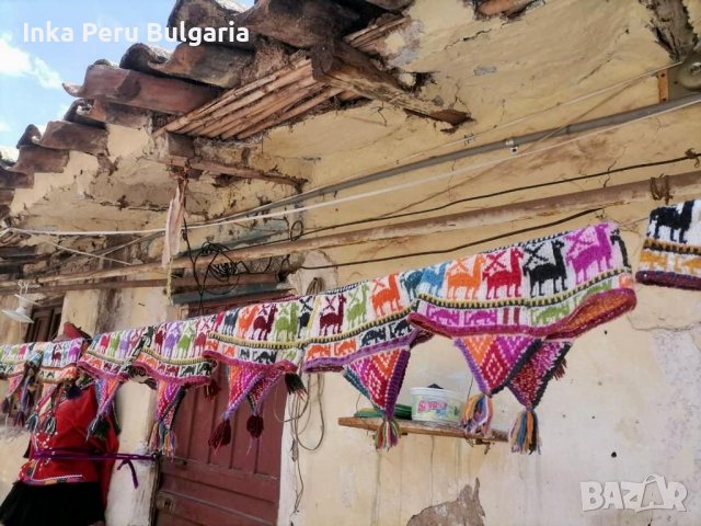 Автентична перуанска шапка модел Куско от овча вълна, снимка 12 - Шапки - 40190149