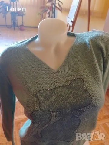 Подарявам зелена блузка , снимка 4 - Блузи с дълъг ръкав и пуловери - 49564541