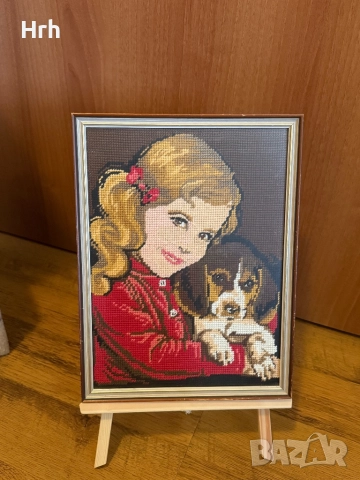 Стар гоблен Швеция, снимка 3 - Гоблени - 52606820