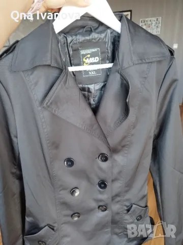 Черно палто, снимка 4 - Палта, манта - 47380719