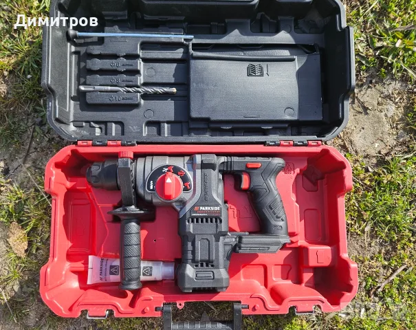 Акумулаторен перфоратор Parkside PBHAP 20 Li C4 , 3 J