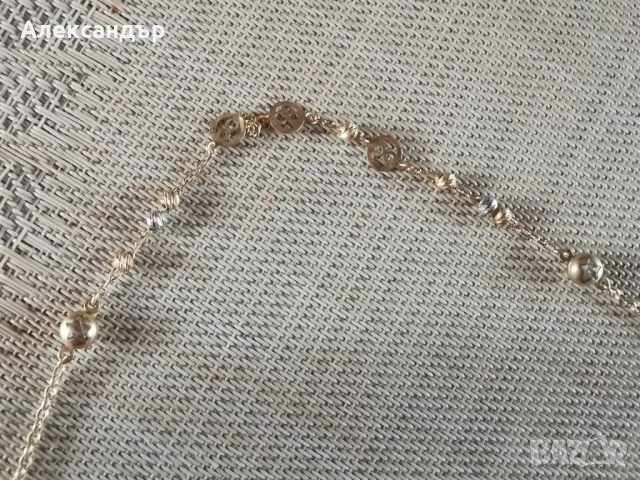 Дамско златно колие - 3,80 гр., 52,5 см. дължина, снимка 3 - Колиета, медальони, синджири - 48828973