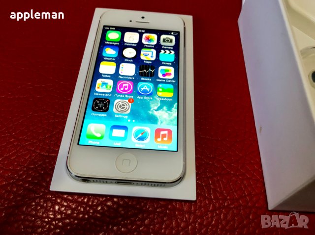 Apple iPhone 5 бял 16Gb Фабрично отключен Айфон телефон, снимка 2 - Apple iPhone - 36688567