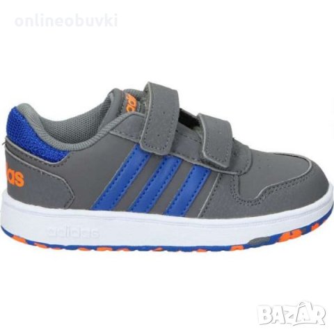 НАМАЛЕНИЕ!!!Бебешки спортни обувки ADIDAS HOOPS Сиво