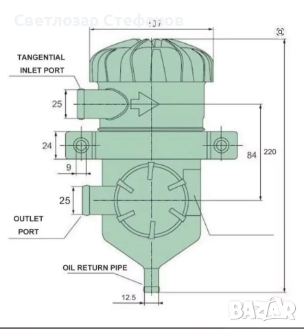 Oil Catch Can маслоуловител, кеч кен, реплика на ProVent 200, снимка 2 - Аксесоари и консумативи - 53897363