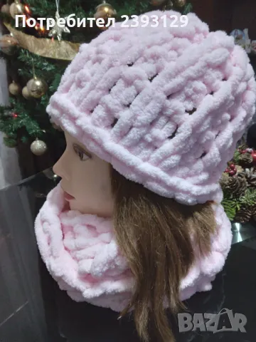 Шапка и шал, снимка 2 - Шапки - 48290807