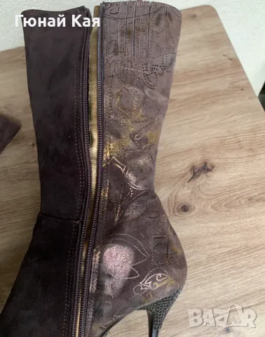 Дамски ботуши на високи токчета №36, снимка 9 - Дамски ботуши - 48554849