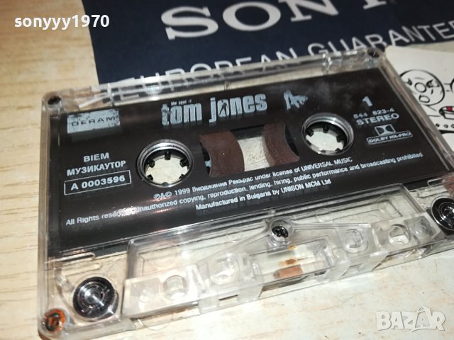 TOM JONES-ORIGINAL TAPE 3108231647, снимка 6 - Аудио касети - 42035839