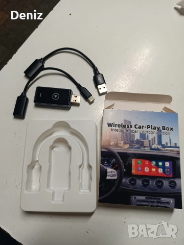 Безжичен адаптер за кола 2 в 1 Car Play, снимка 2 - Аксесоари и консумативи - 53206031
