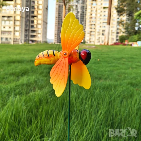 5940 Декоративна градинска въртележка Пчела, 62 см