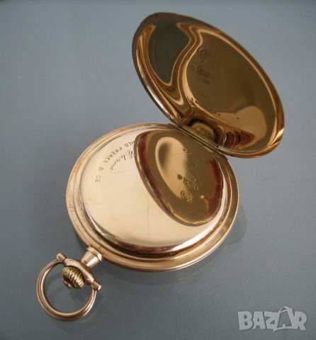 Златен джобен часовник Eterna SCHILD FRĖRES, снимка 7 - Антикварни и старинни предмети - 29195064