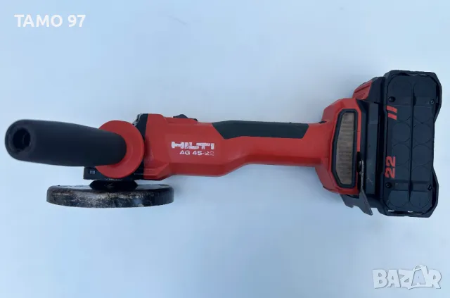 Hilti AG 4S-22 Nuron - Безчетков ъглошлайф с потенциометър 2x22V 8.0Ah, снимка 3 - Други инструменти - 50060412
