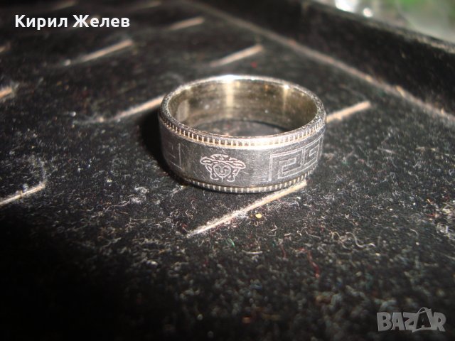 ВЕРСАЧЕ МАРКОВ ПРЪСТЕН БЛАГОРОДНА НЕРЪЖДАЕМА СТОМАНА ХАЛКА 19642, снимка 3 - Пръстени - 32101816