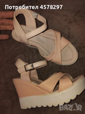 сандал на платформа