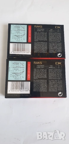 Касети RAKS DX 60 нови, комплект от 2 броя, снимка 3 - Антикварни и старинни предмети - 54134551