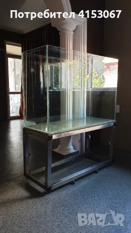 Аквариум с неръждаема конструкция, снимка 10 - Аквариуми - 49889838