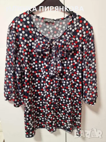 Елегантни дамски блузи с жабо, снимка 3 - Блузи с дълъг ръкав и пуловери - 48985294