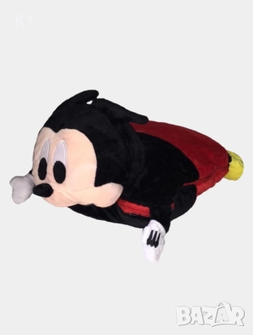 Плюшена играчка Възглавница с одеяло 120см Мики Маус Mickey Mouse, снимка 2 - Плюшени играчки - 52593466