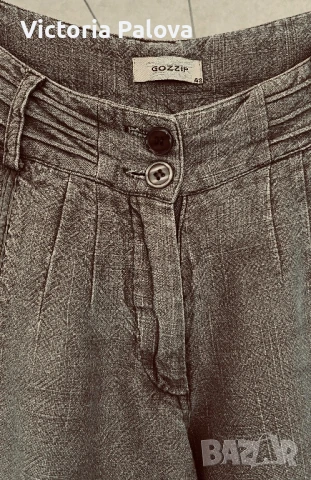 Панталон GOZZIP Дания лен и вискоза, снимка 3 - Панталони - 51269107