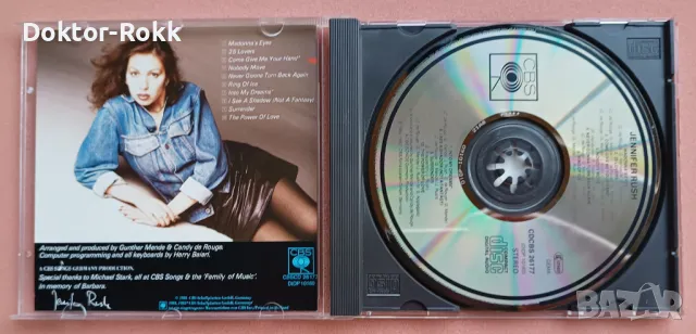 Jennifer Rush – Jennifer Rush 1984 CD, снимка 3 - CD дискове - 49338475