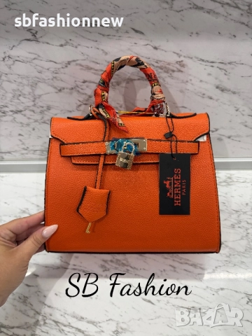 Hermes mini kelly в оранжево