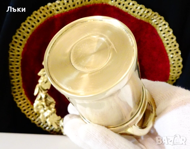 Бронзов гюм,каничказа ракия,ваза,340 гр. , снимка 5 - Антикварни и старинни предмети - 52967755