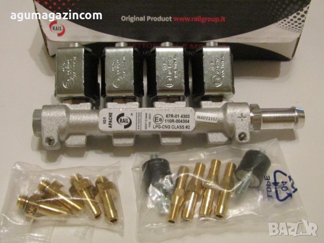Газов инжектор RAIL IG1 APACHE HD 4 цилиндъра 2 ohm, снимка 3 - Части - 42846221