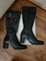 Черни ботуши от естествена кожа , снимка 8