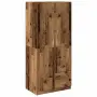 vidaXL Гардероб, старо дърво, 80x52x180 см, ПДЧ（SKU: 855886）, снимка 1