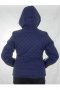 Тъмносиньо дамско яке с качулка Coatme - XL, снимка 2