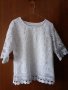 Красива бяла блуза, снимка 1 - Блузи с дълъг ръкав и пуловери - 39462081