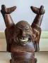 Дървена Скулптура-Смеещия се Буда, снимка 3