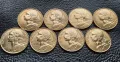 Лот монети 10 сантима различни години Франция /4/- прекрасни !, снимка 2