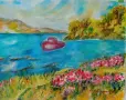 Картина "Синята лагуна", снимка 1