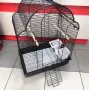 Клетка за Птици – с Раздвижен Покрив – 42см/30см/57см – Черен цвят, снимка 7