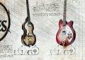 The Beatles постер плакат Бийтълс  Арт. стил Леонардо да Винчи, снимка 5
