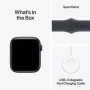 Apple Watch SE 3, GPS, Корпус Midnight Aluminium 44mm, Midnight Black, Sport Band, снимка 6