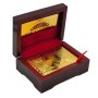 Позлатени карти за игра / 24 карата злато + сертификат, снимка 3